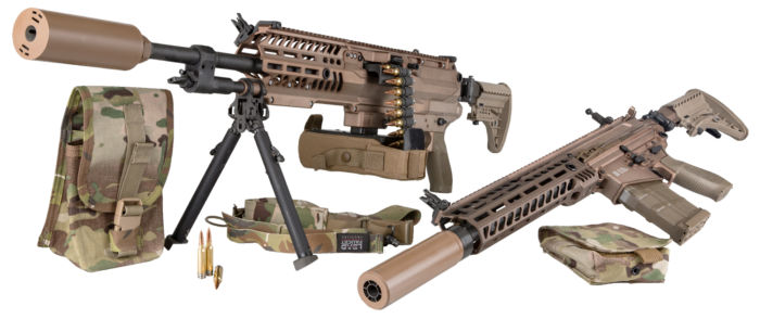 SIG SAUER Selected by U.S. Army for Next Generation Weapons with New Ammunition Technology, Lightweight Machine Gun, Rifle, and Suppressors